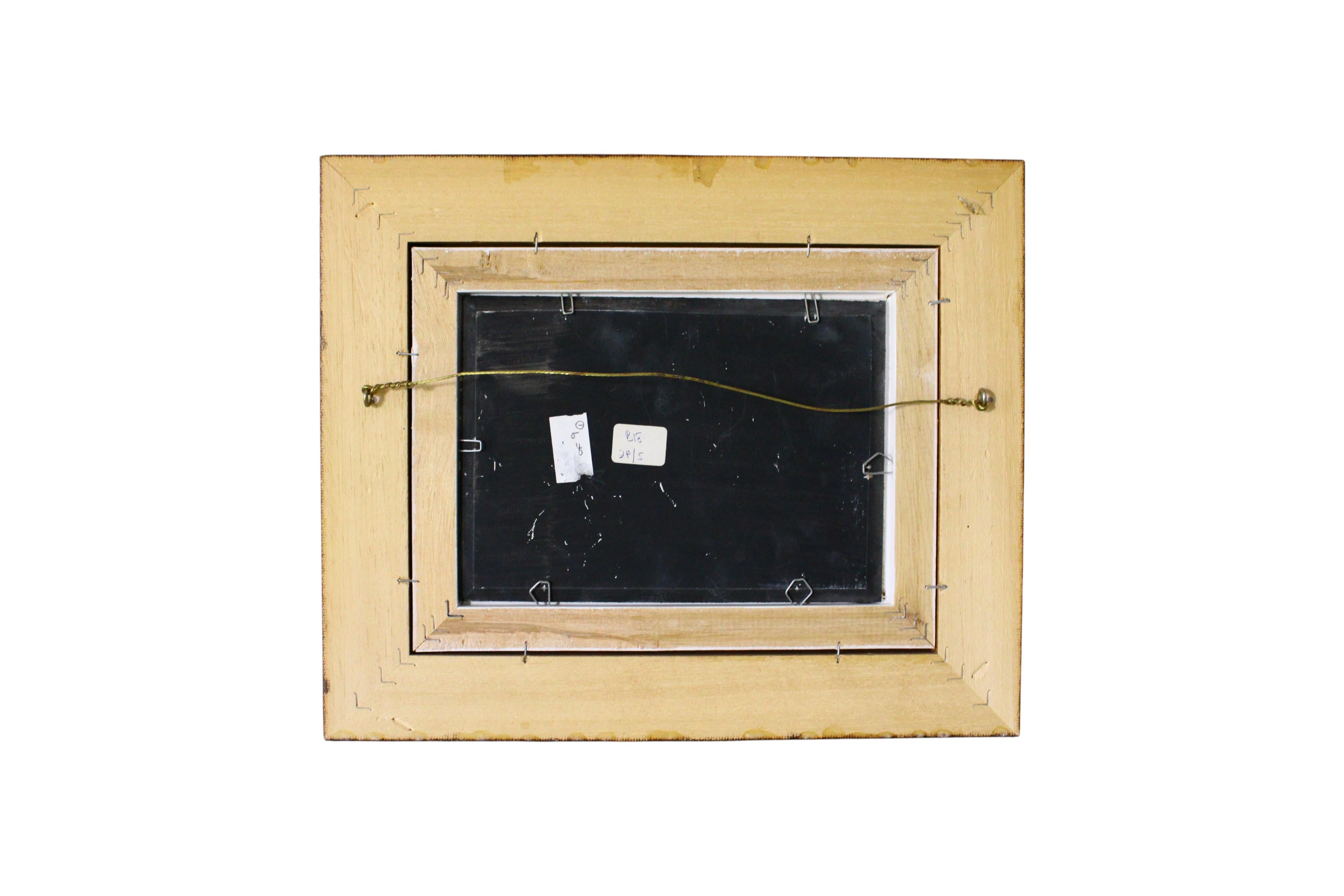 Pintura de caballos, Retrato de caballo original de época firmado en francés, Ecuestre - Painting de A. Malive