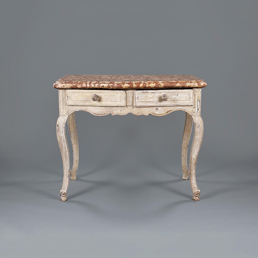Marble-Topped Side Table (Louis XV.) im Angebot