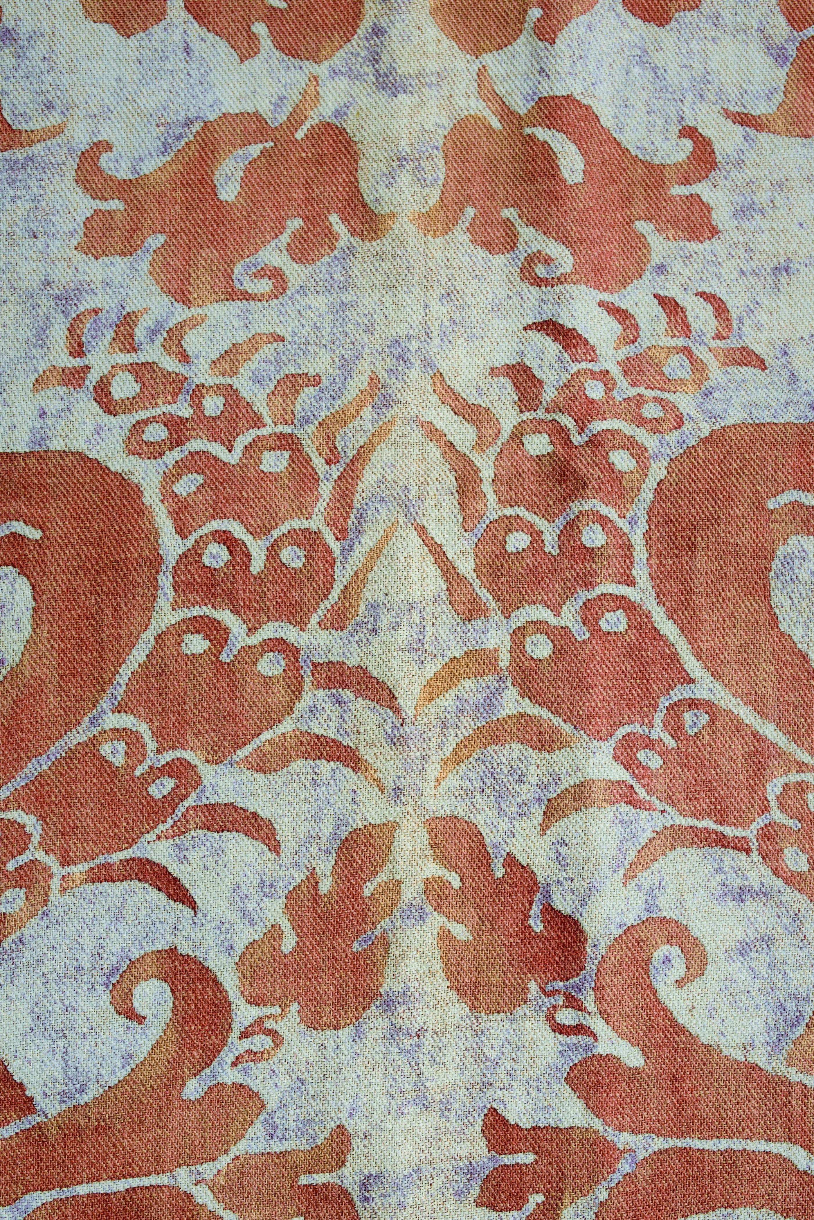 A Mariano Fortuny Printed Cotton Fabric - Italy Circa 1940 For Sale 5