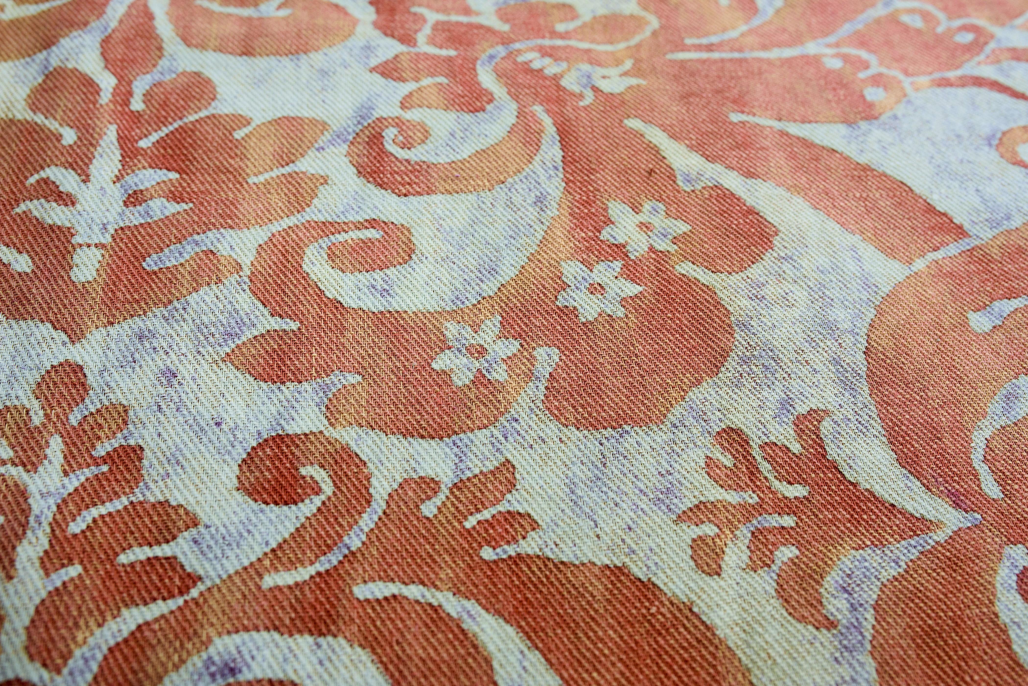 A Mariano Fortuny Printed Cotton Fabric - Italy Circa 1940 For Sale 6