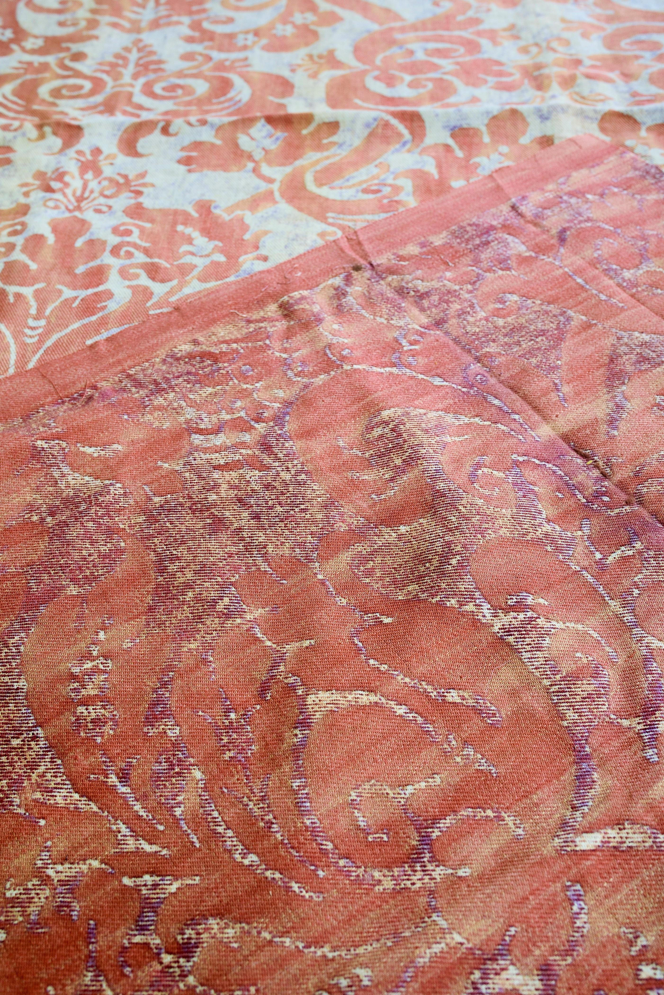 A Mariano Fortuny Printed Cotton Fabric - Italy Circa 1940 For Sale 8