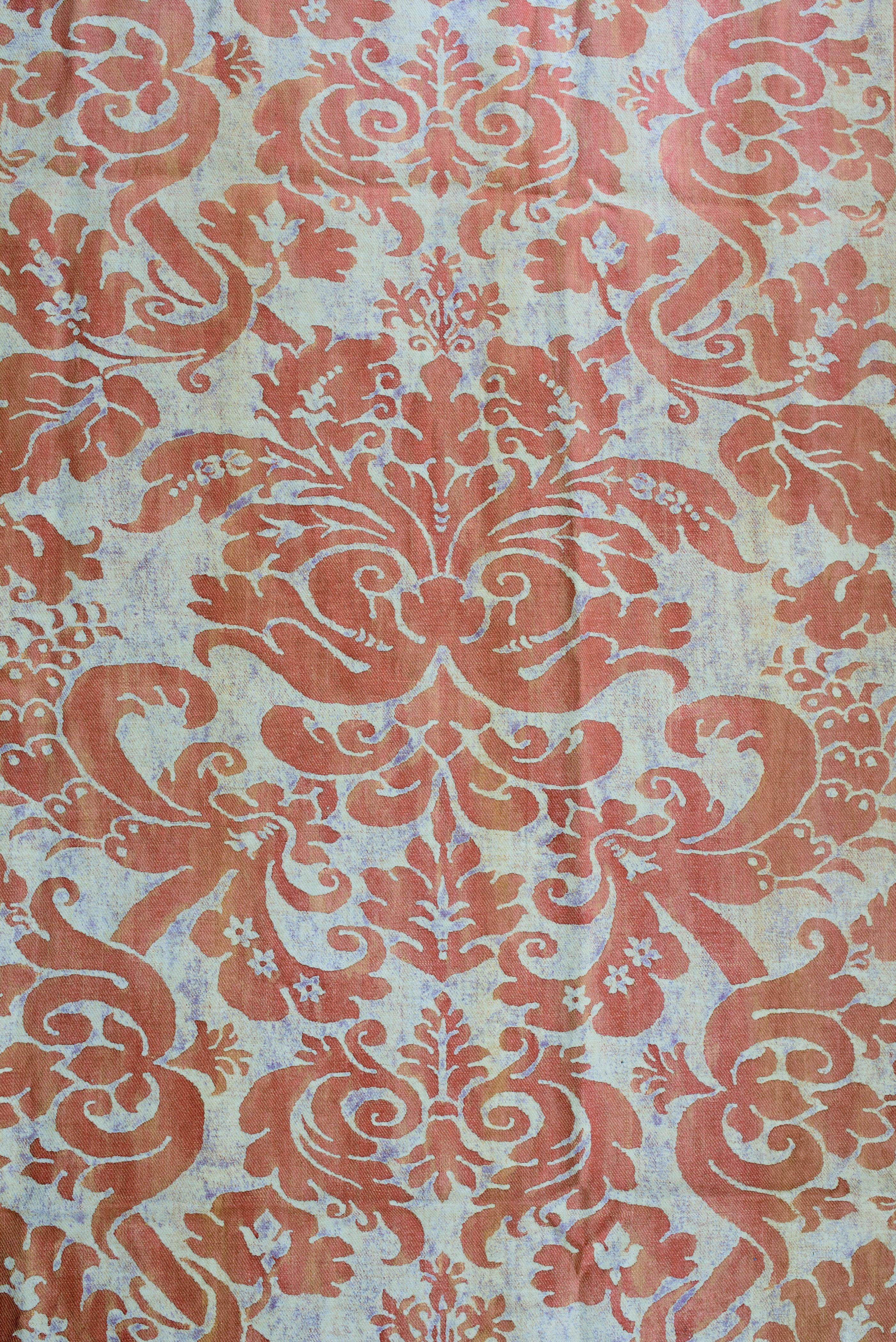 A Mariano Fortuny Printed Cotton Fabric - Italy Circa 1940 For Sale 1