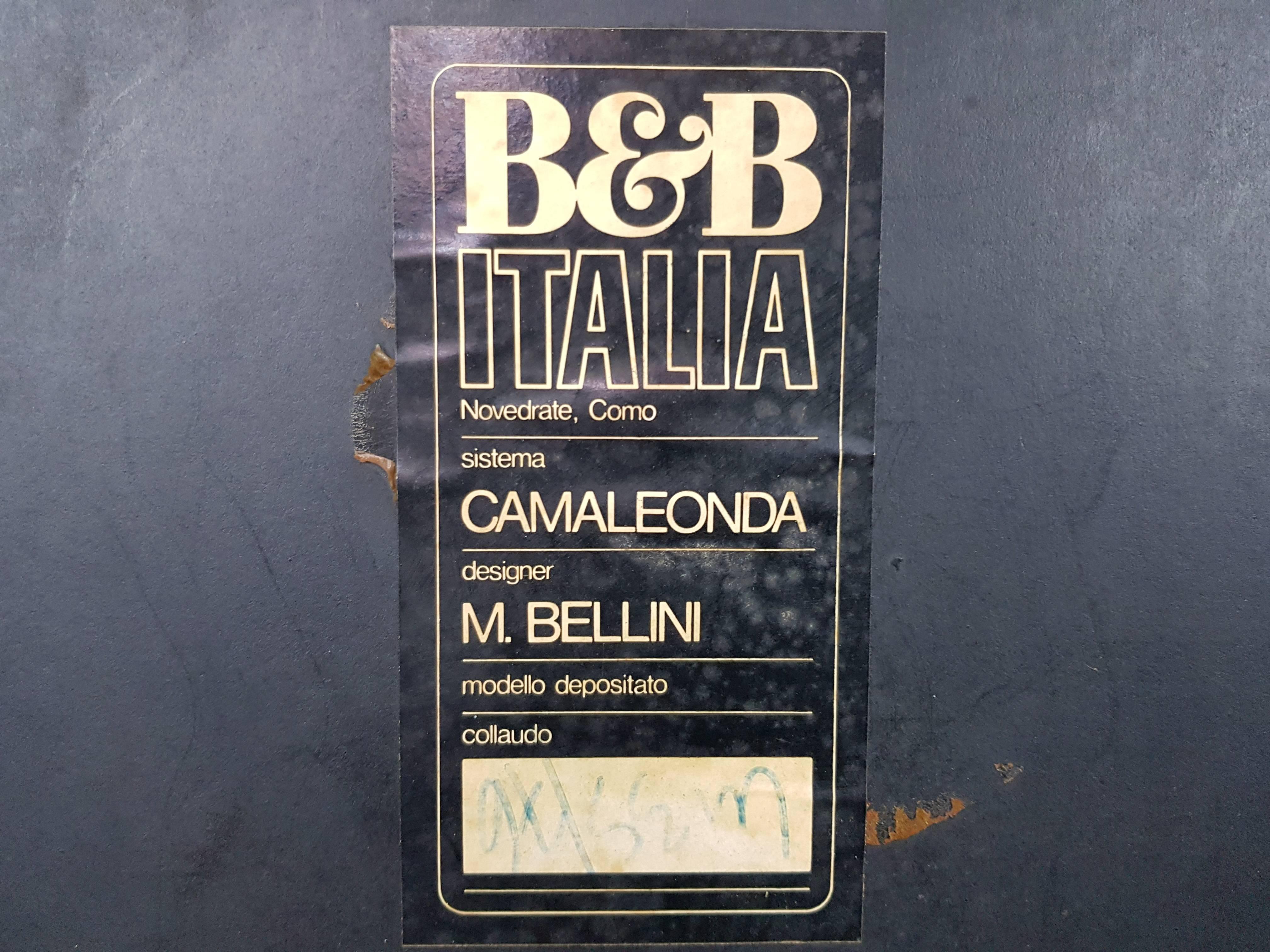 Mario Bellini 'Camaleonda' with Original Fabric, Designed 1971 5