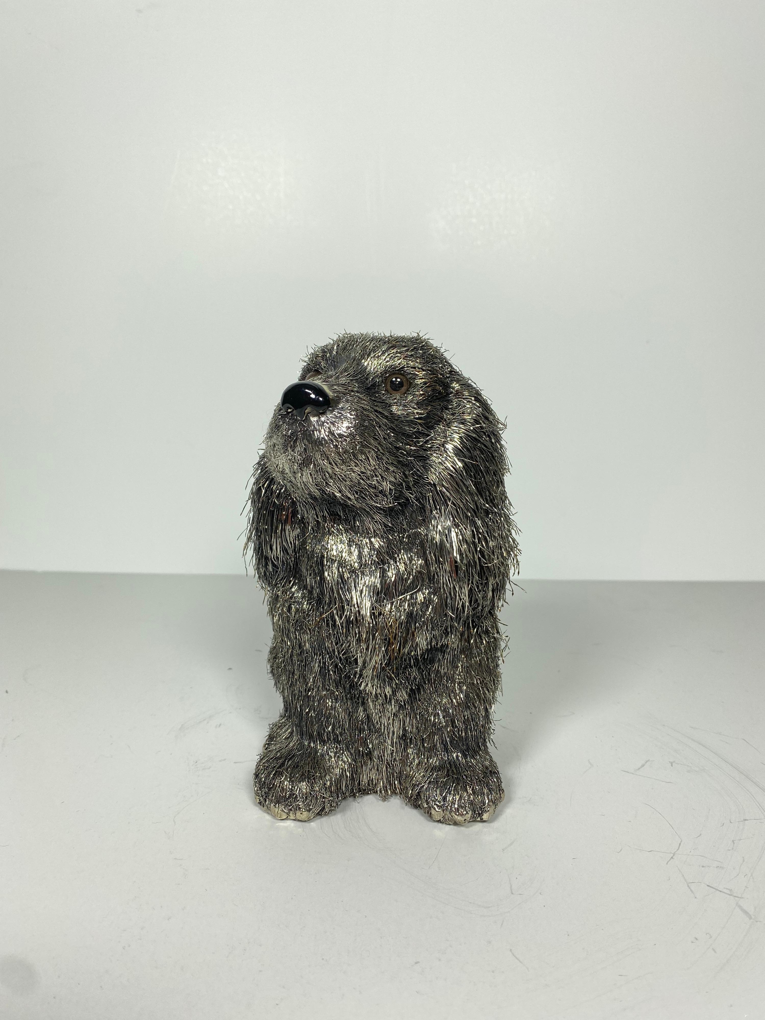 Mario Buccellati Furry Animals Charming Dog, circa 1960 In Excellent Condition In Los Angeles, CA