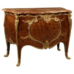 A Marquetry and Gilt-Bronze Commode by Emmanuel Zwiener