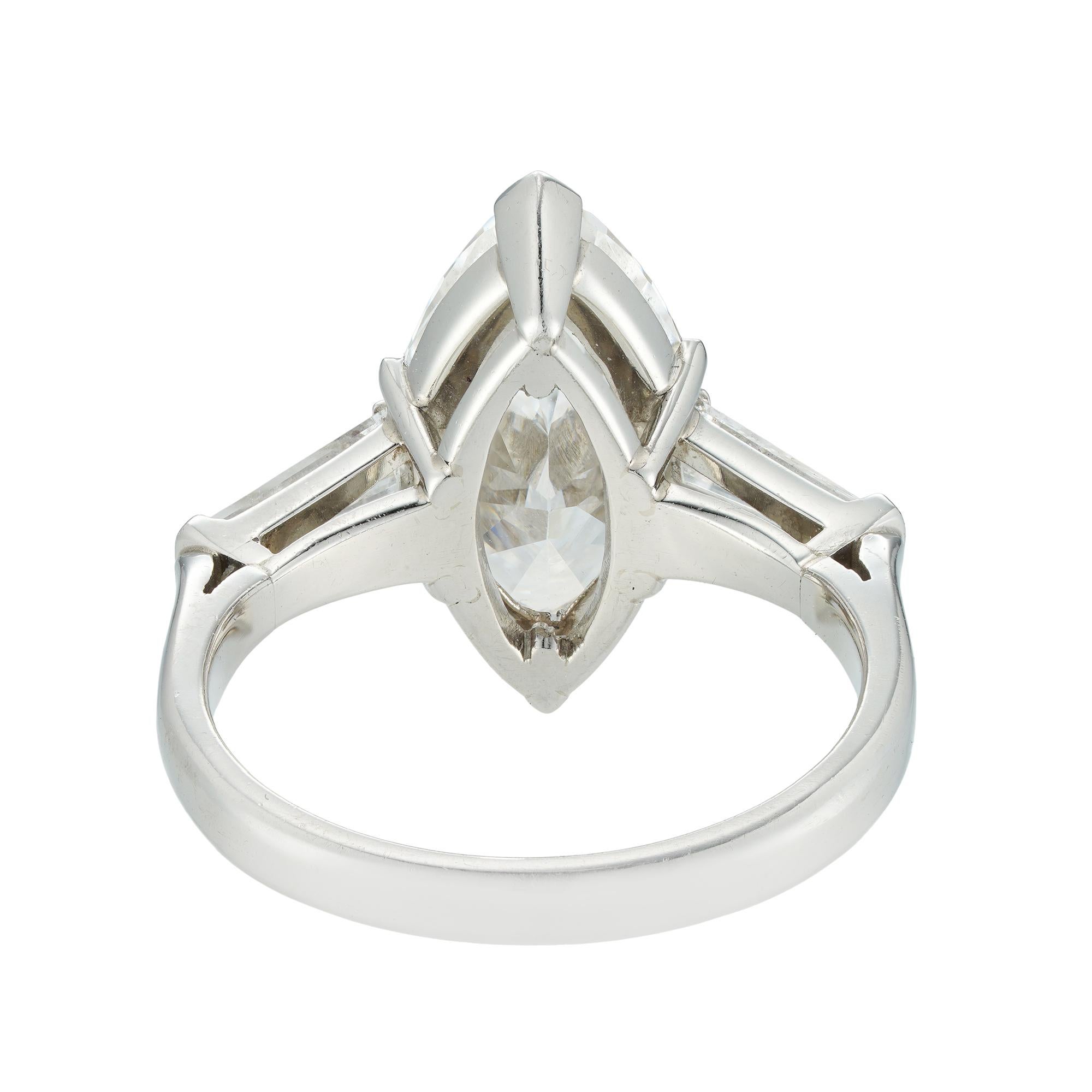 3.5 carat marquise diamond ring