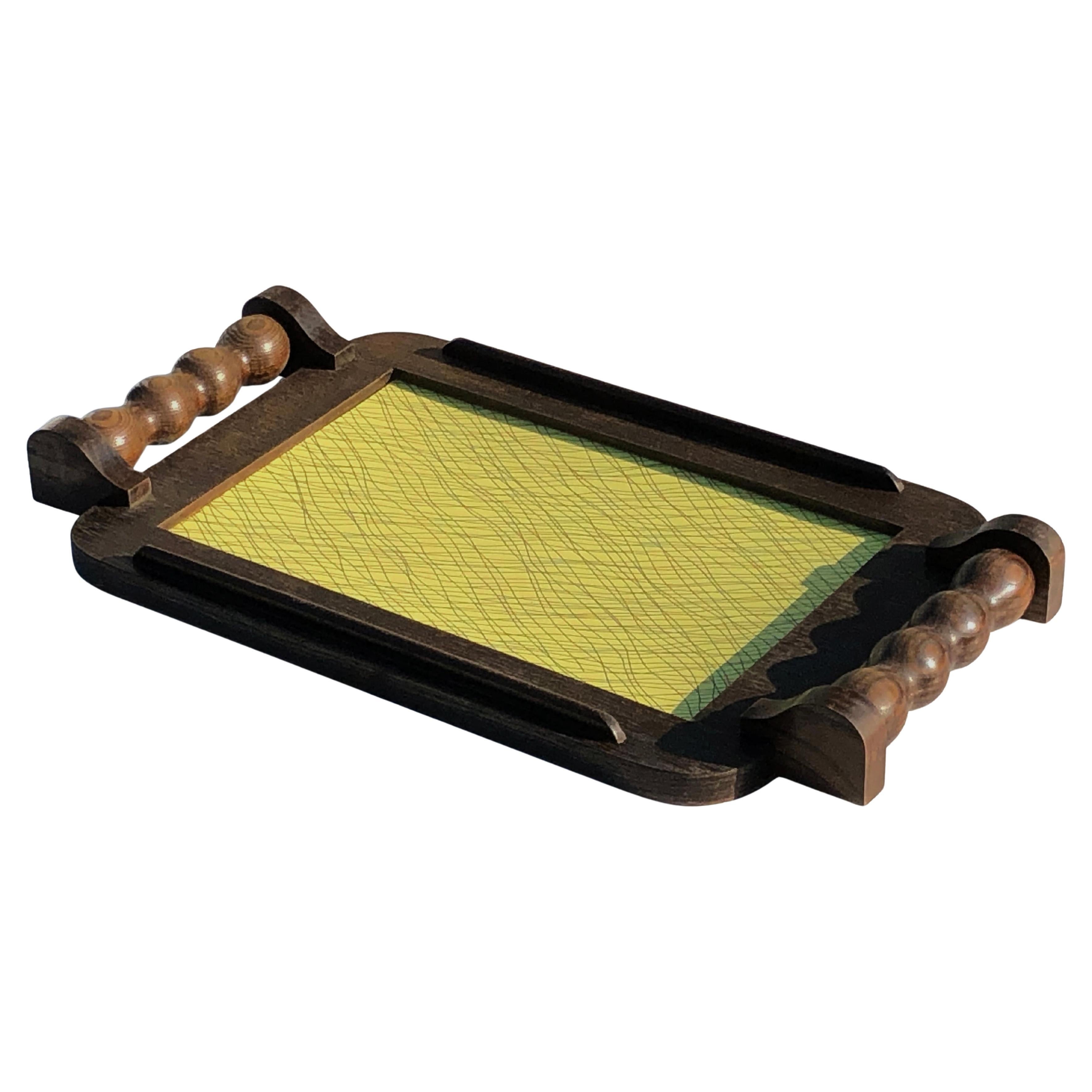 Un enorme plato BRUTALISTA MODERNISTA ART-DECO, de CHARLES DUDOUYT, Francia 1930 en venta
