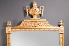 Large Late 18th Century George III Giltwood Mirror