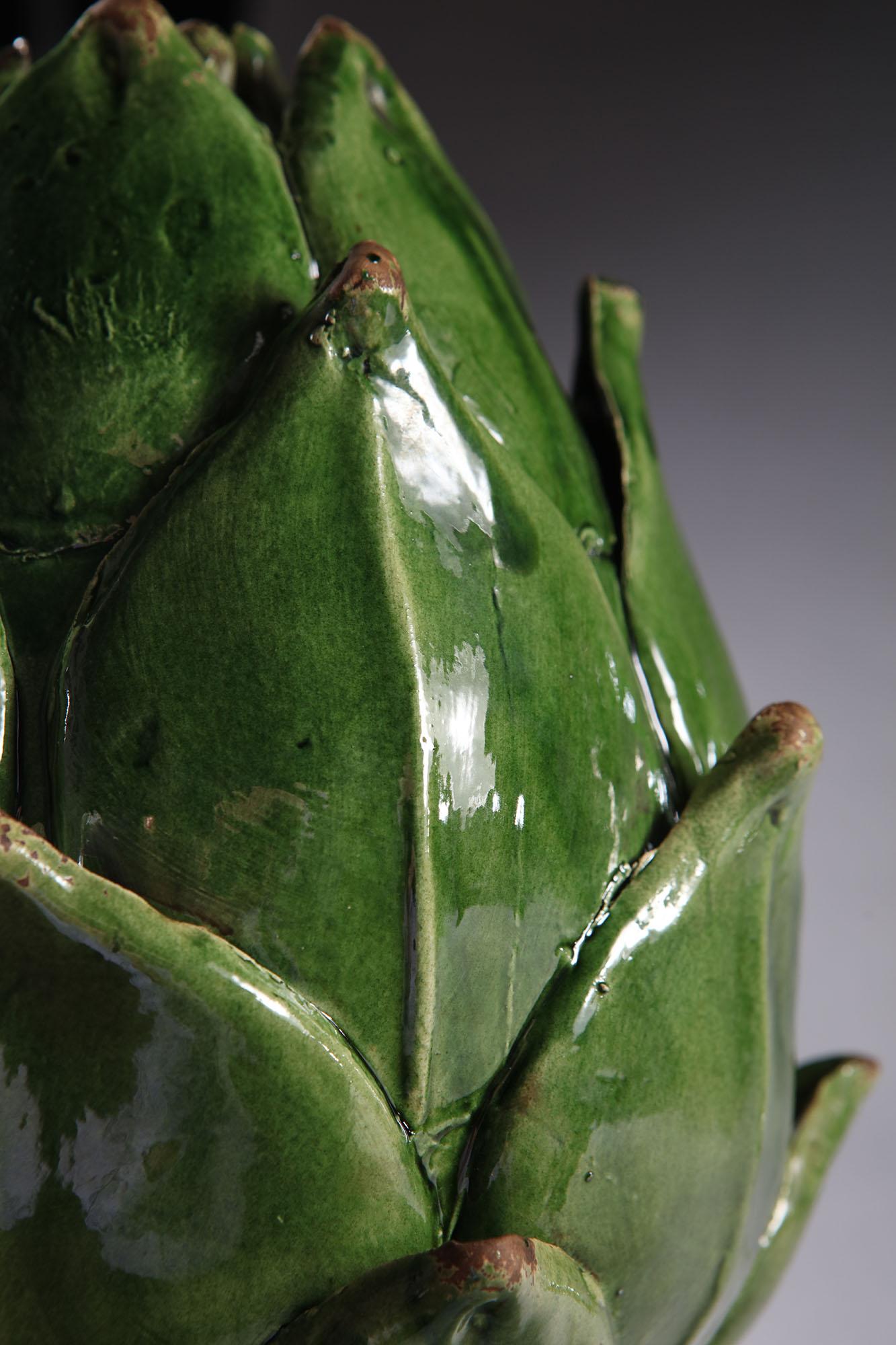 ceramic artichoke lamp