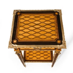 Matched Pair of Satinwood Tables After Donald Ross, Retailed by Edwards and Ro