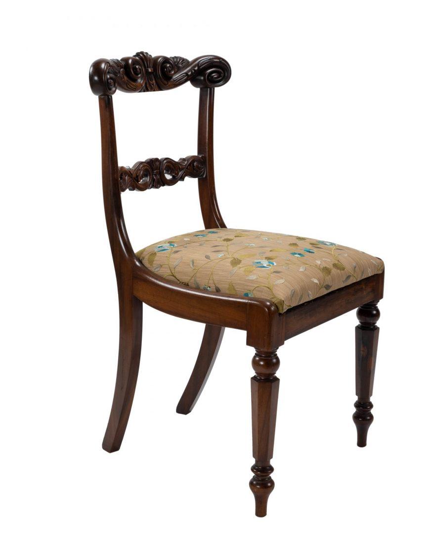 Early 19th Century Matched Set on Eight and Three, Eleven in Total, George IV Dining Chairs