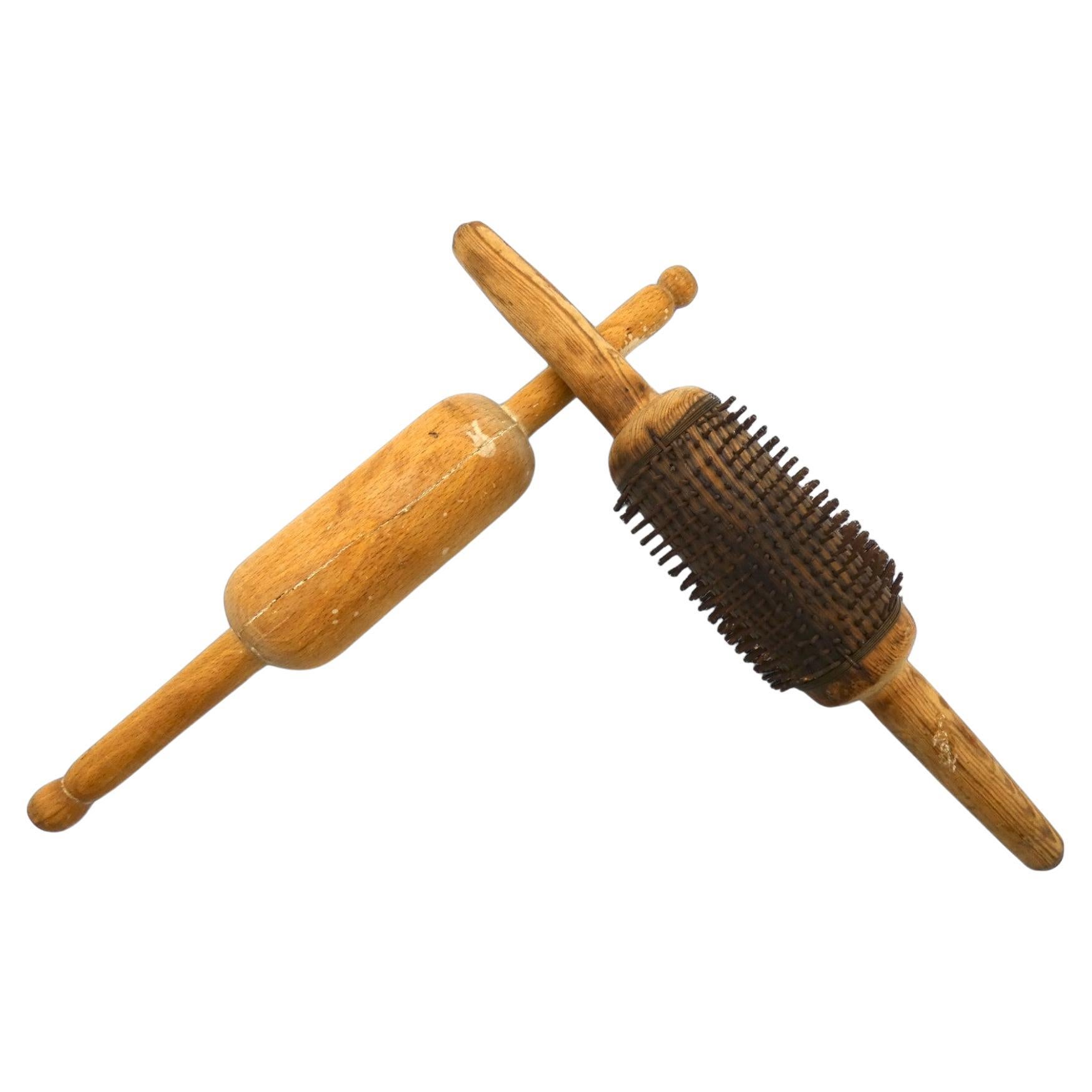 A Matzah Roller and Perforator, Bukhara , Uzbekistan early 20th Century