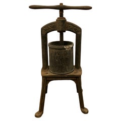Maw and Sons 19th Century Cast Iron Tincture Press