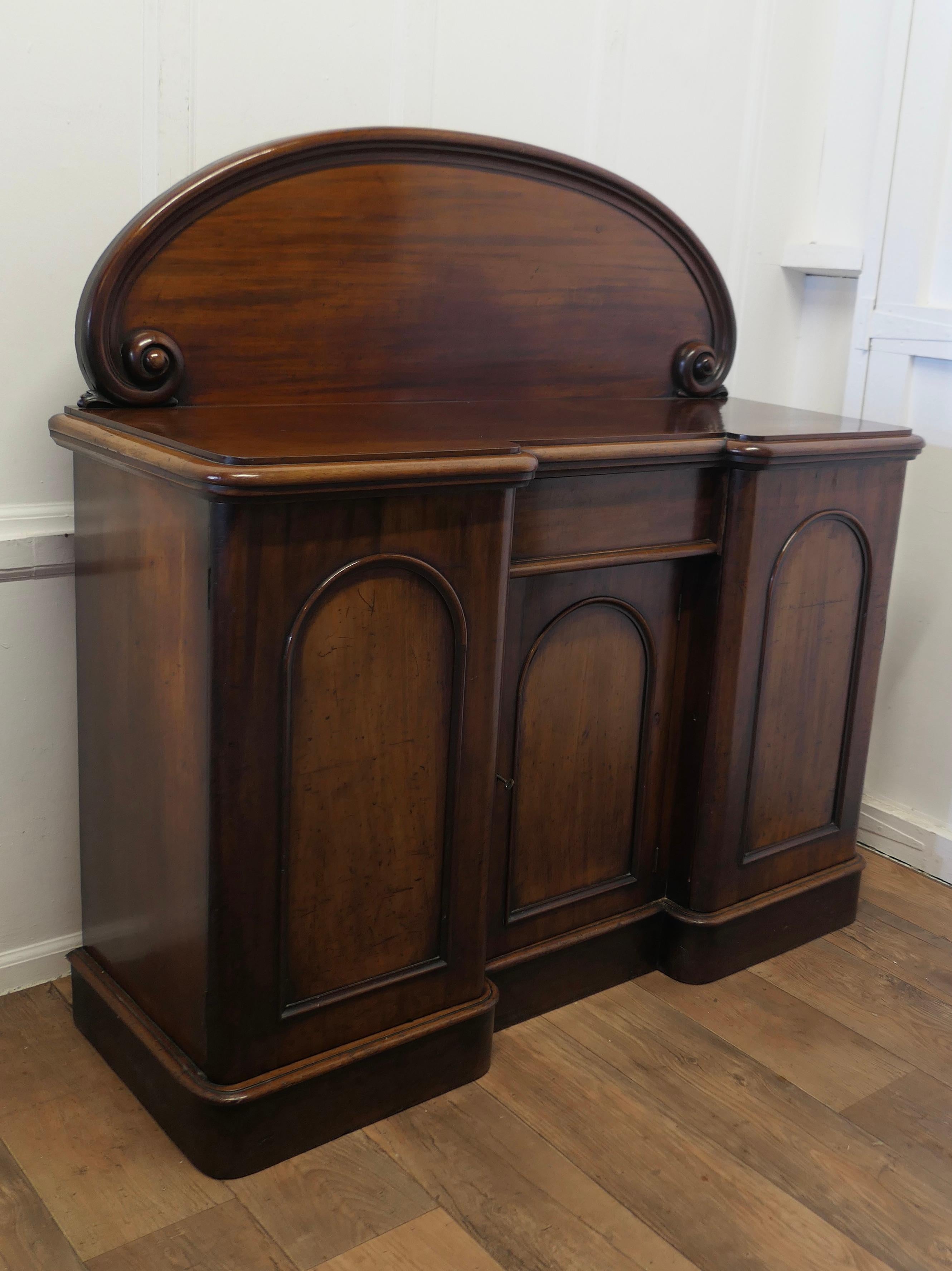 Late 19th Century A Medium Size Victorian Sideboard or Chiffonier    For Sale