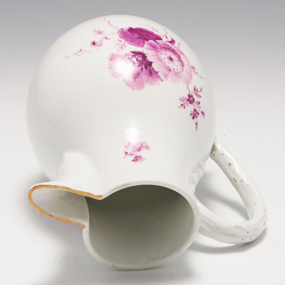 „Hausmaler“ Tee- und Kaffeeservice aus Porzellan aus der Meissener Dot Periode, 1763-74 im Angebot 11