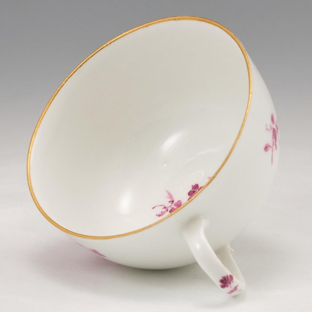 Meissen Dot Period Porcelain Tea Cup and Saucer, circa 1770 9