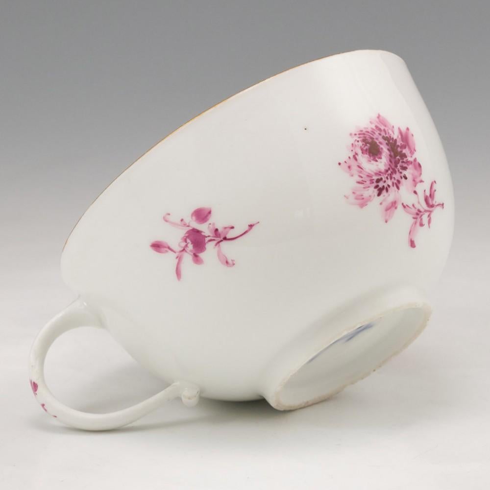 Meissen Dot Period Porcelain Tea Cup and Saucer, circa 1770 10