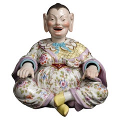 A Meissen Porcelain Pagoda Nodding Head Figure