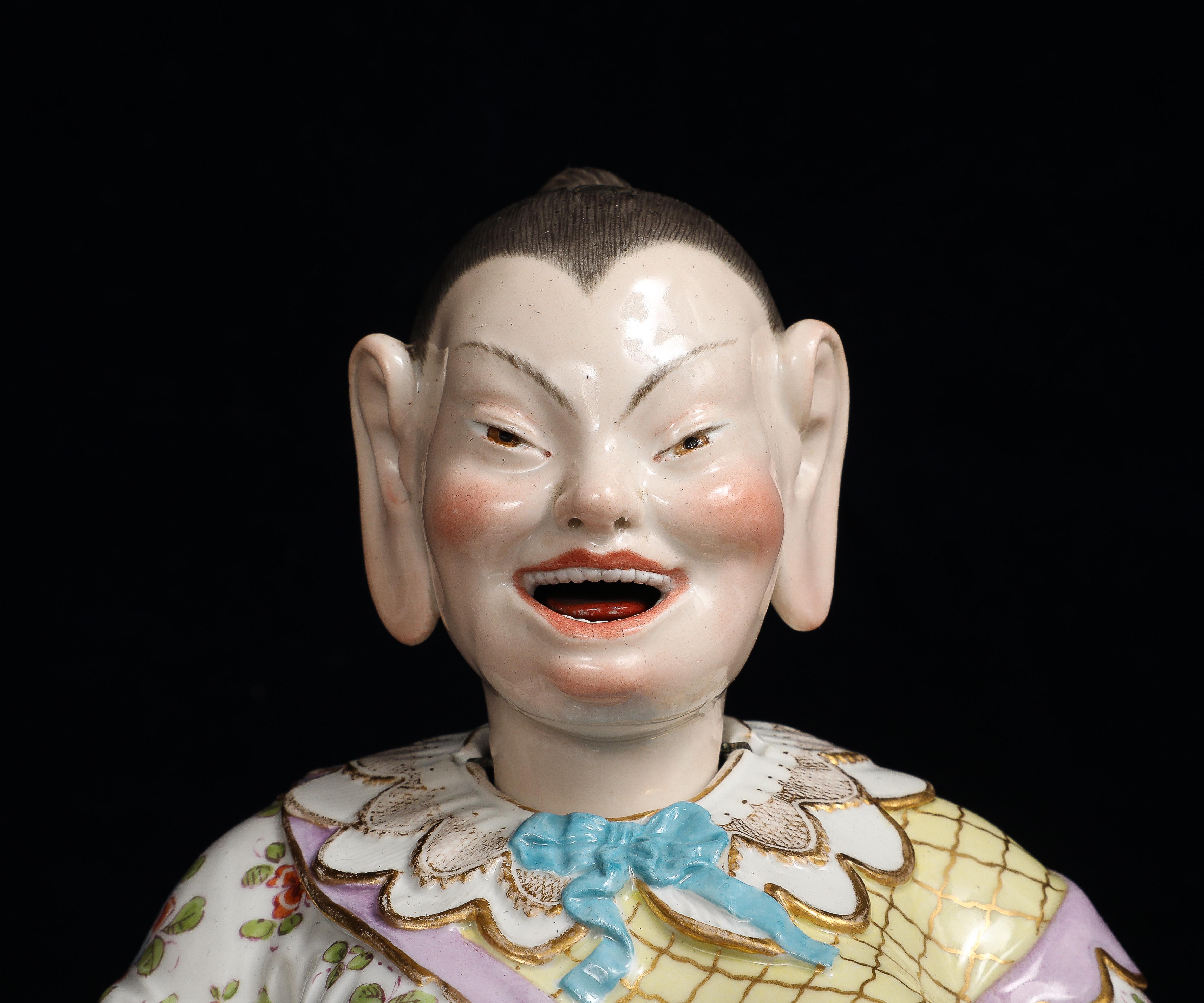 Eine Meissen Porcelain Pagode Wackelkopf Figur im Angebot 1