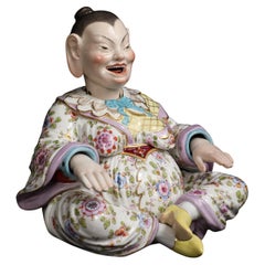 A Meissen Porcelain Pagoda Nodding Head Figure