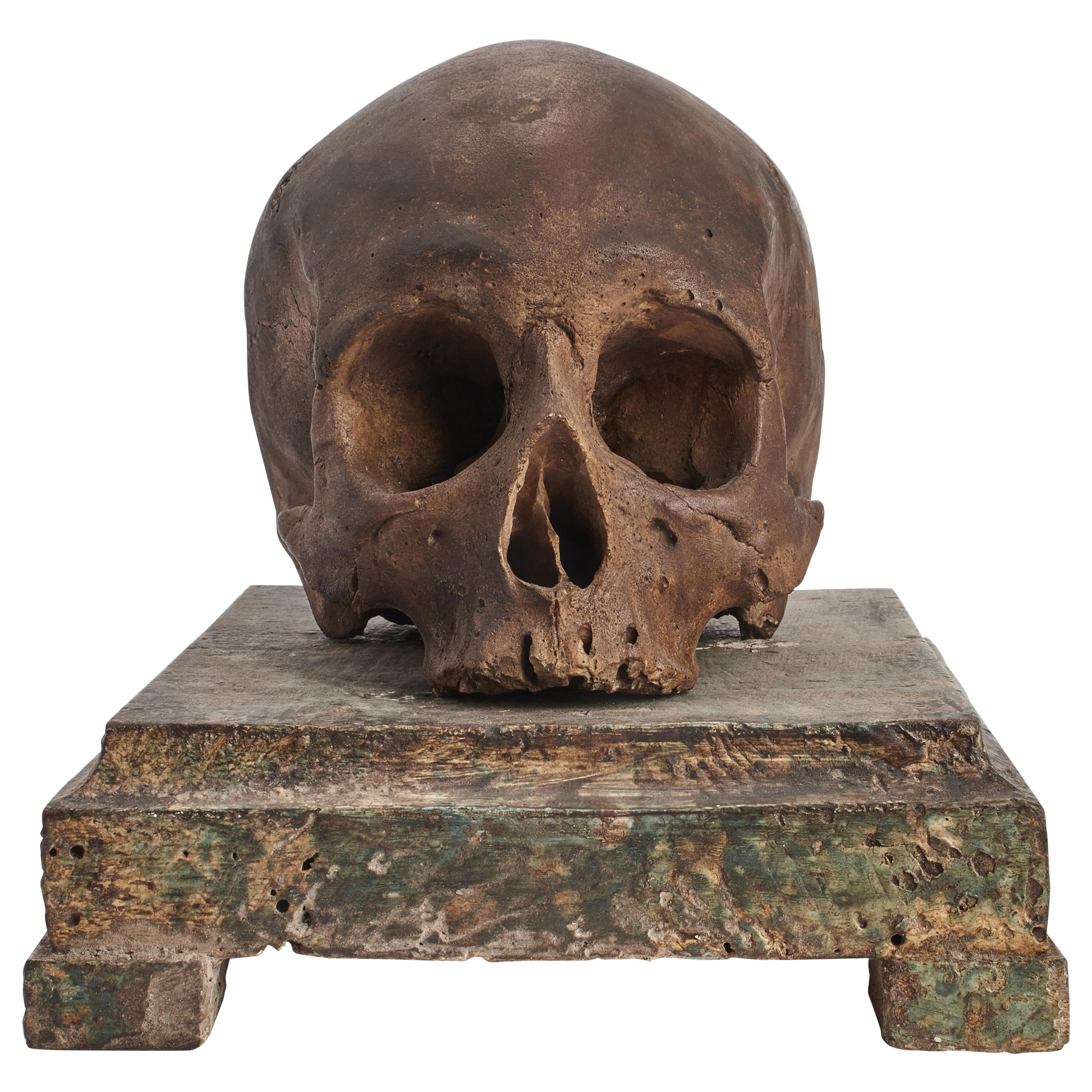 Memento Mori Skull, Italy, 1870