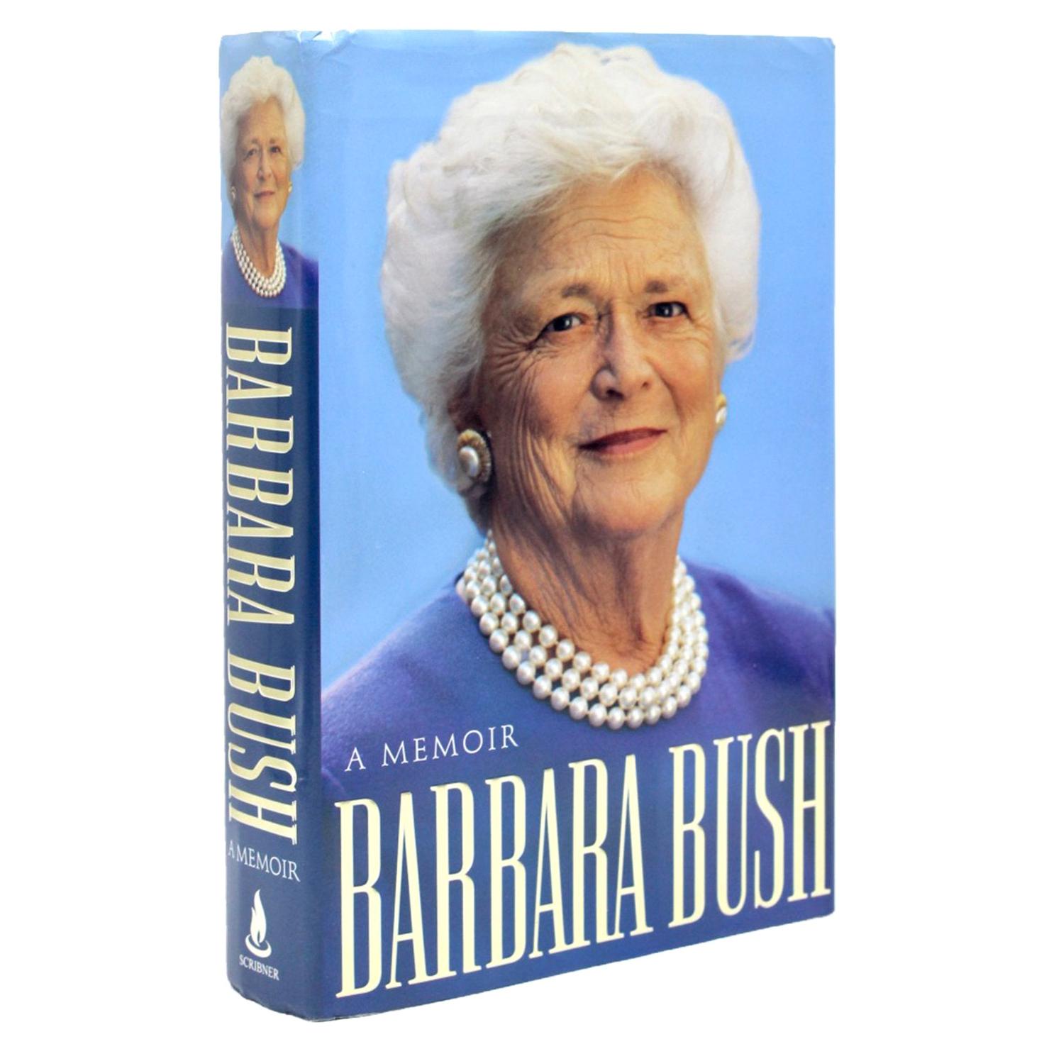 A Memoir, Signed by Barbara Bush, in Original Dust Jacket