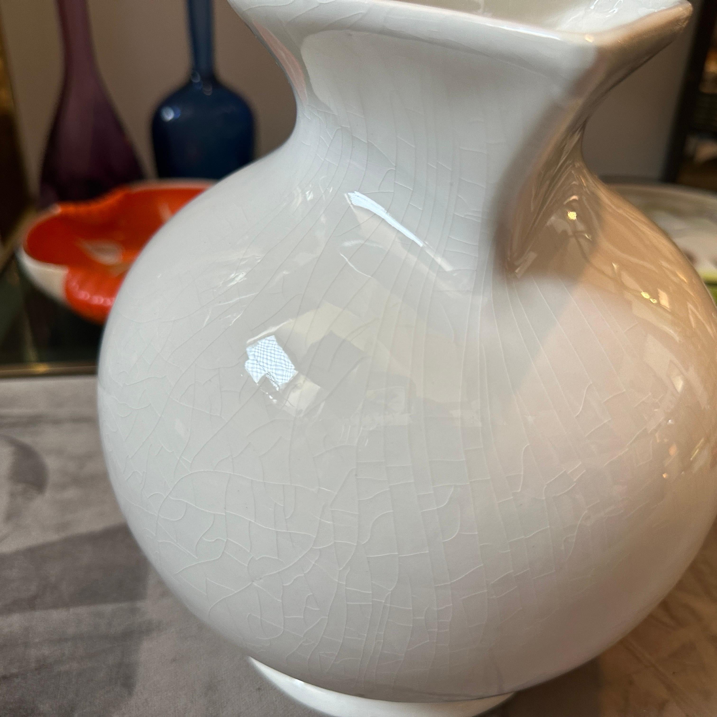 XX secolo Vaso in ceramica postmoderna Memphis Milano di Marco Zanini per Bitossi in vendita
