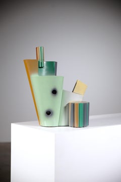 Una scultura in stile Memphis di Luciano Palmieri Italia 1987