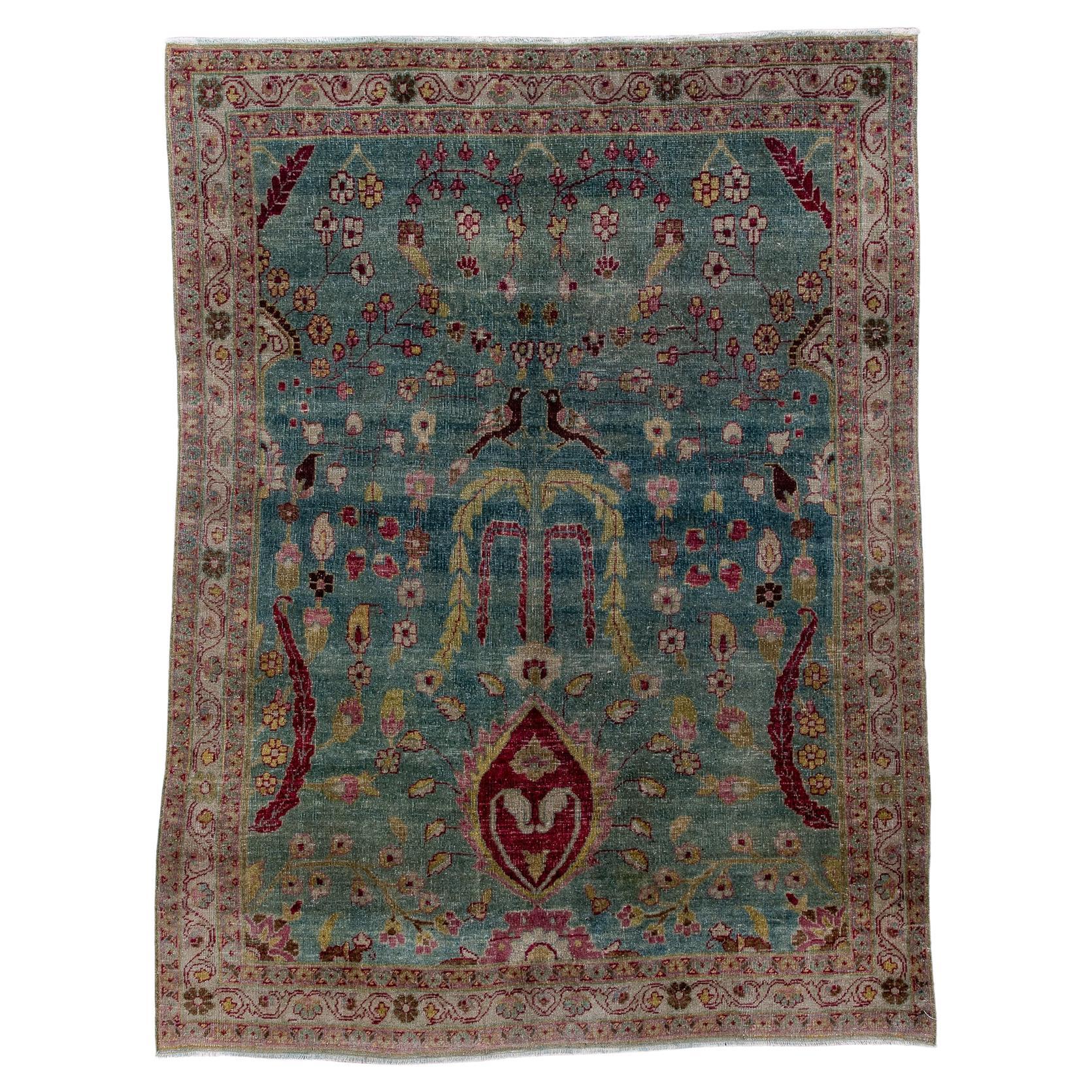 A Meshed Rug circa 1920 For Sale
