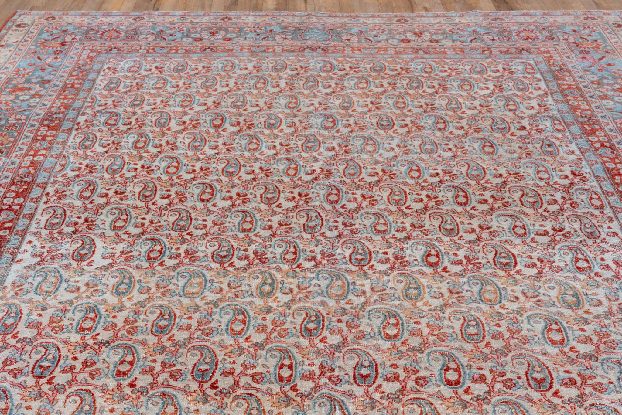 Hand-Knotted A Meshed Rug circa 1930. For Sale