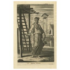 Une femme Mestizo de Ternate, Indonésie, 1744