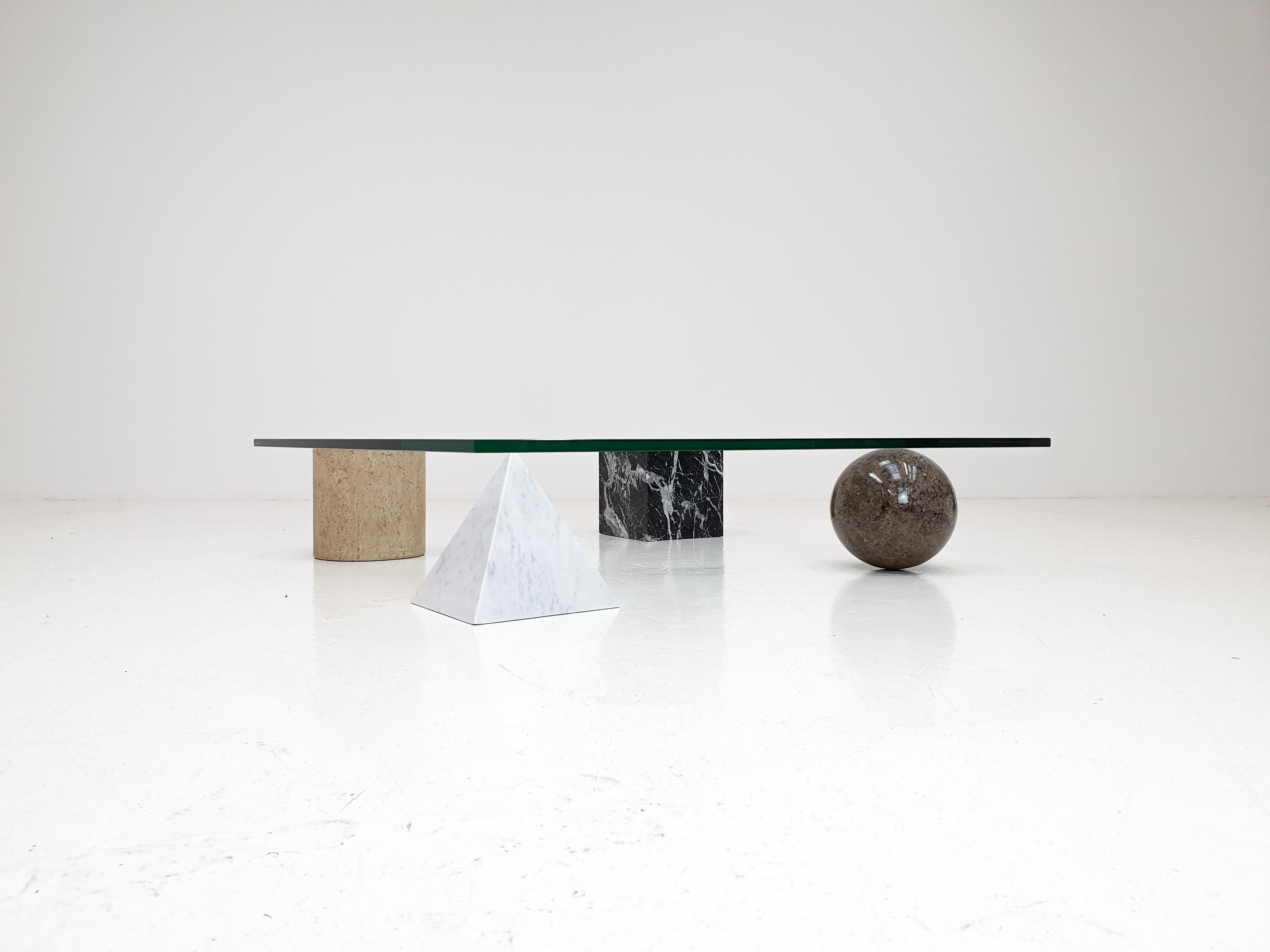 ‘Metafora’ Coffee Table by Massimo and Lella Vignelli for Casigliani Italy, 1979 2