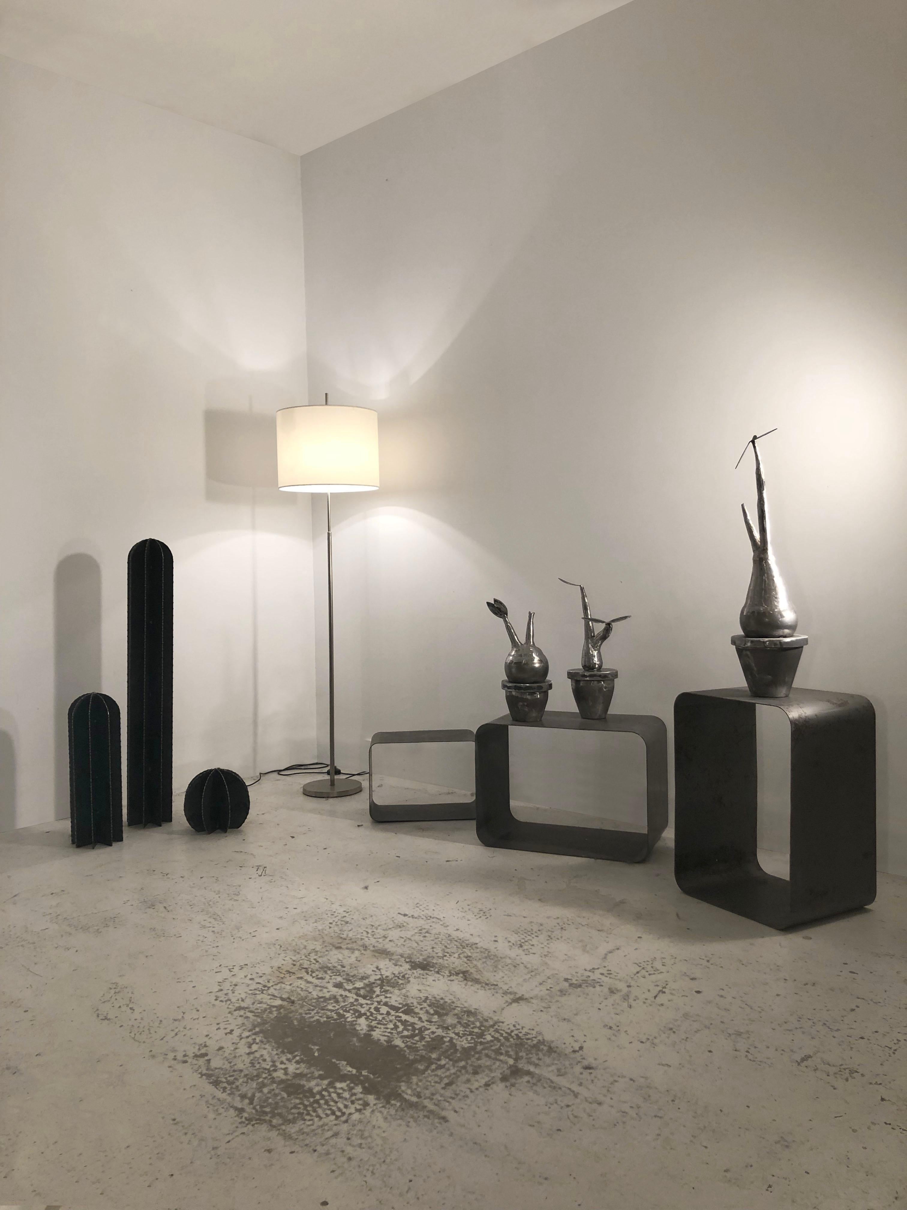 A Metal CACTUS Contemporary SCULPTURE BRUTALIST Unique PIECE by ESOJ France 2020 im Angebot 3