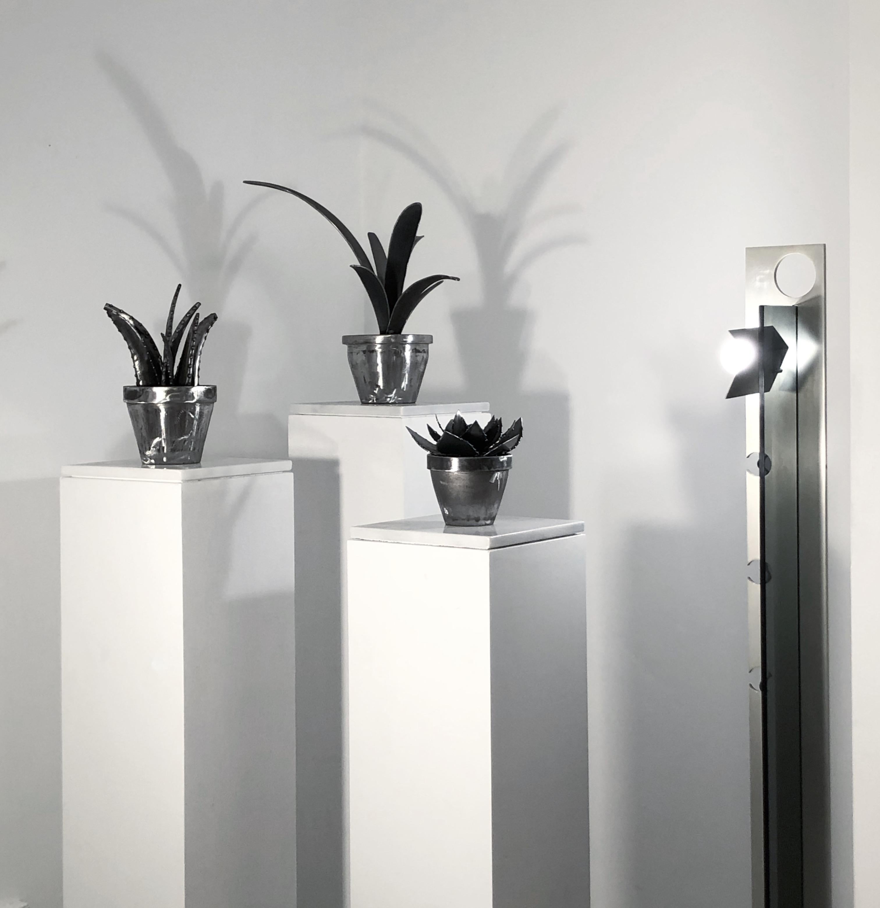 A Metal CACTUS Contemporary SCULPTURE BRUTALIST Unique PIECE by ESOJ France 2020 (Metall) im Angebot
