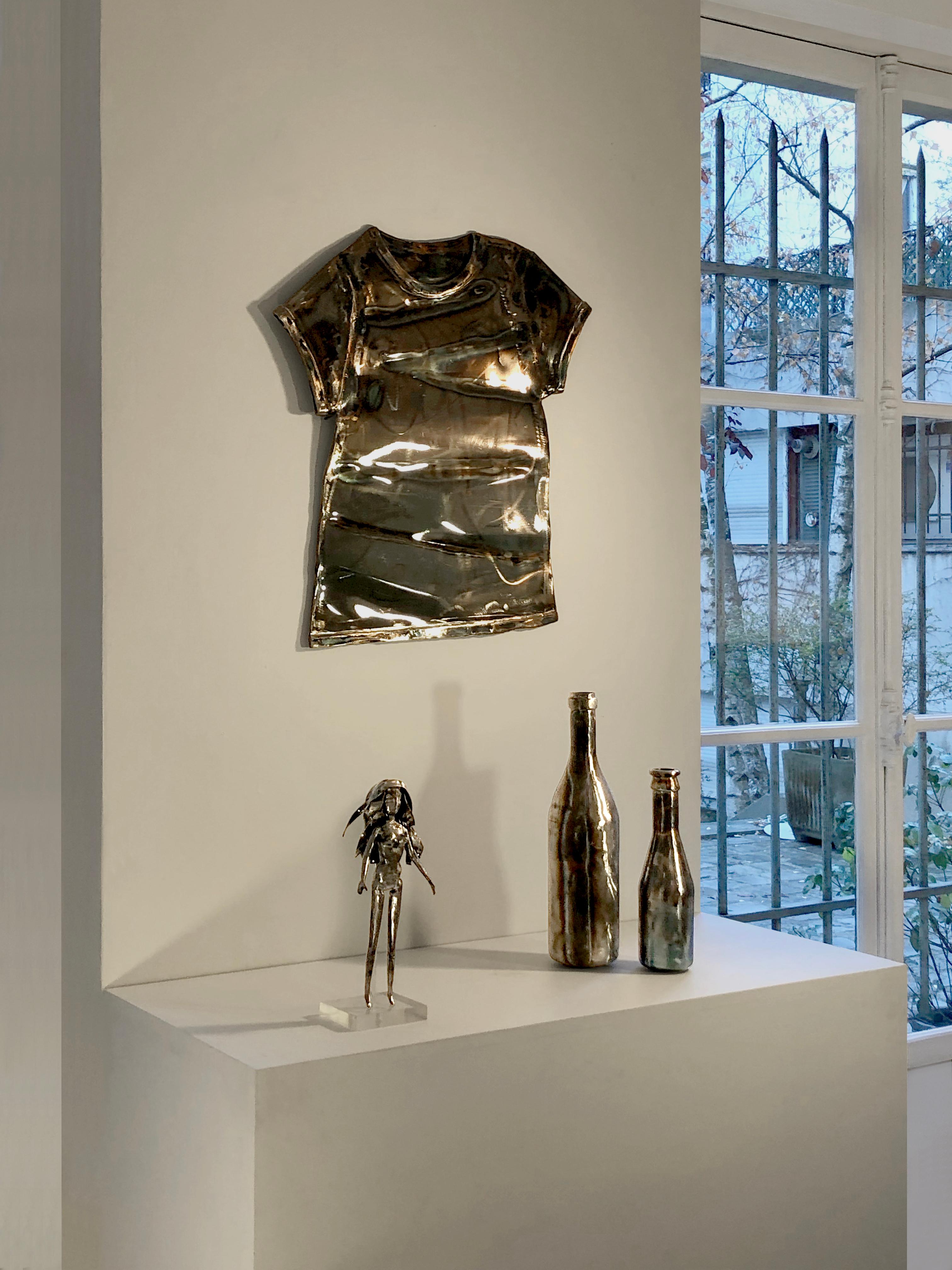 A Metal CACTUS Contemporary SCULPTURE BRUTALIST Unique PIECE by ESOJ France 2020 im Angebot 2