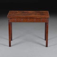A Mid-18th Century Mahogany Chinese Chippendale Tea Table