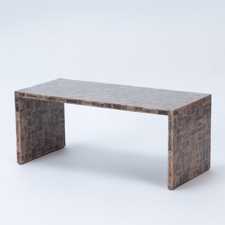 Mica Covered Coffee Table, Contemporary For Sale at 1stDibs mica