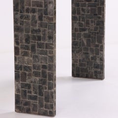 A Mica Covered Console Table.