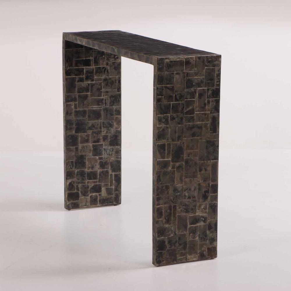 Une table console recouverte de mica, à la manière de Jean-Michel Frank. Bon état - En vente à Philadelphia, PA
