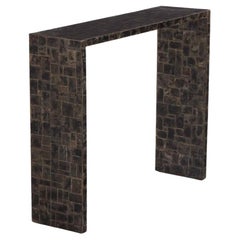 A Mica Covered Console Table, in the Manner of Jean-Michel Frank.