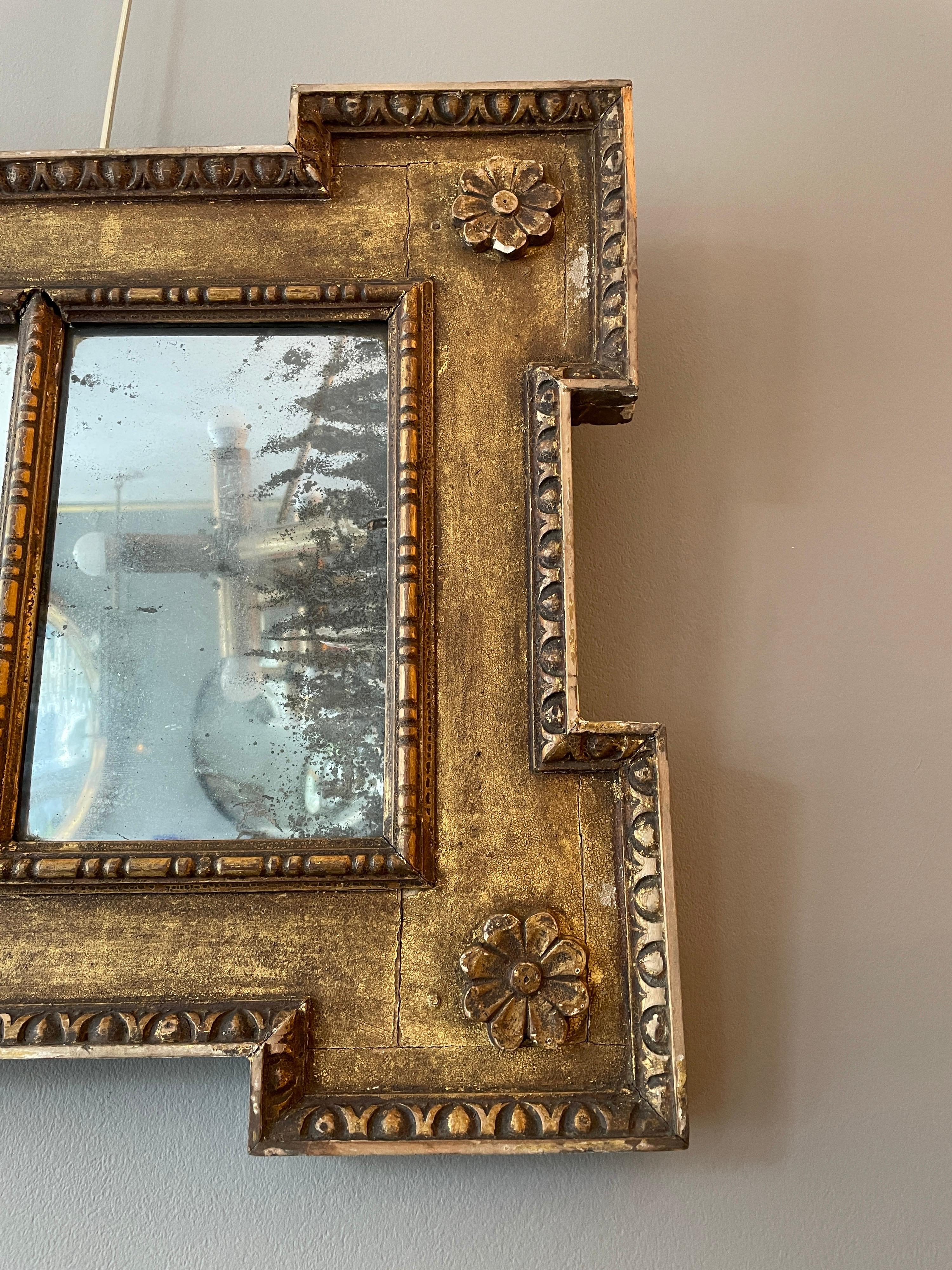 Mid 18th Century George II Period Overmantel Mirror In Good Condition In London, GB