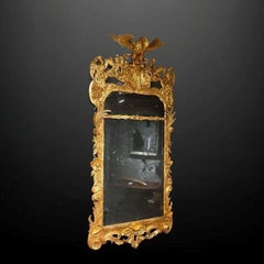 A Mid 18th Century Irish Giltwood Wall Mirror