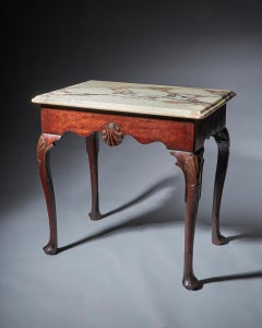 Mid-18th Century Irish Mahogany Console Table of Small Proportions