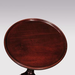 Mid-18th Century Mahogany Kettle Stand or Tripod Table