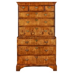 Mid-18th Century Walnut Chest on Chest