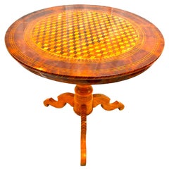 Mid-19th Century Italian Sorrento Center Table