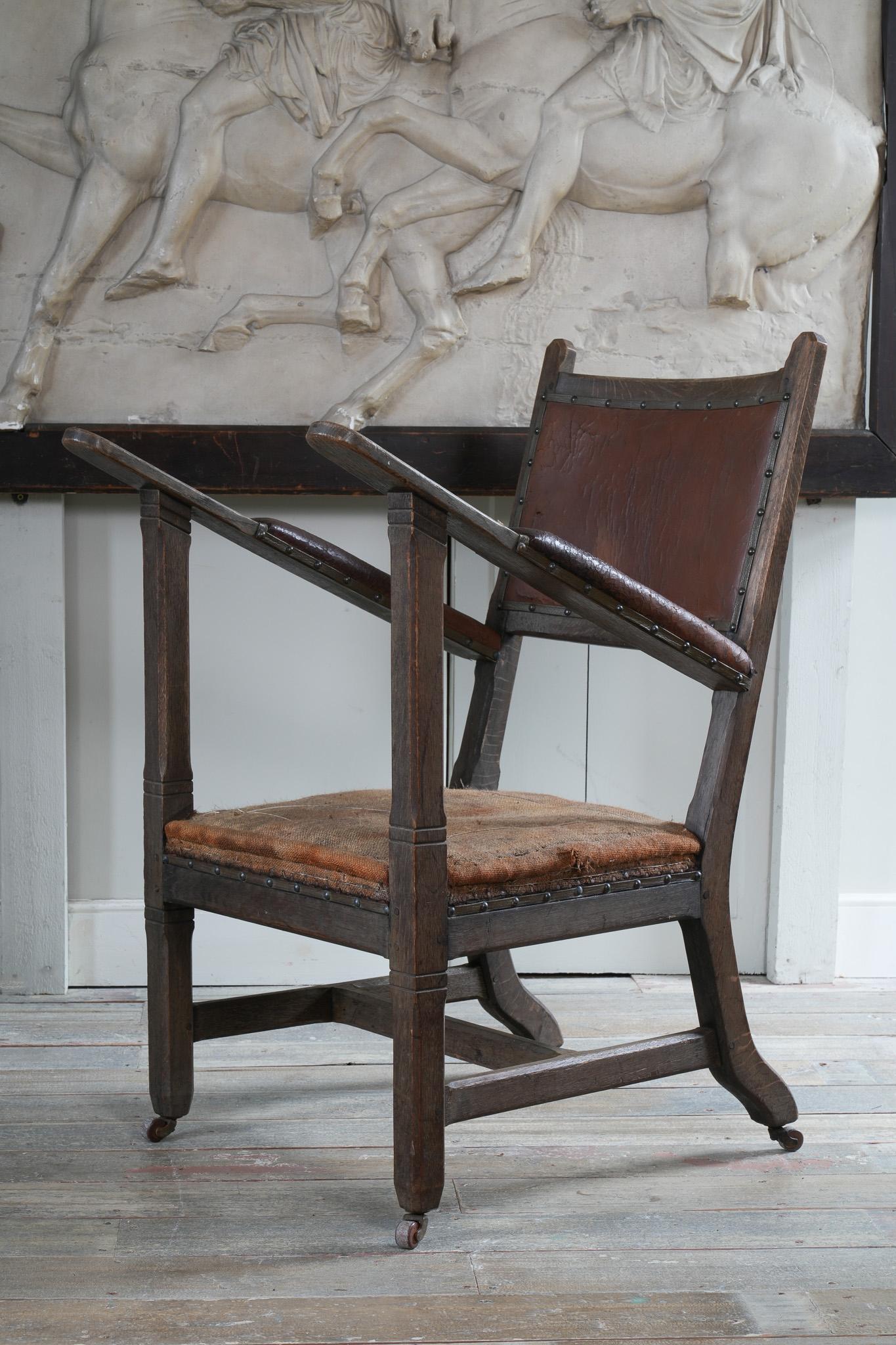 Oak A Mid 19th Century Astronomer's Chair