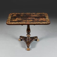 Mid-19th Century Chinese Export Lacquer Centre Table