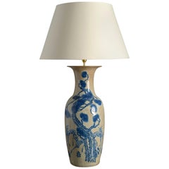 Mid-19th Century Chinese Export Porcelain Vase Lamp