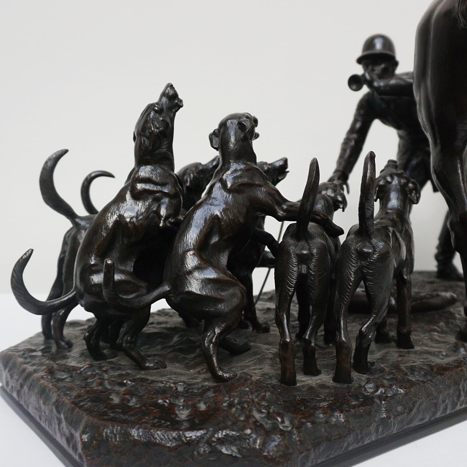 Mid-19th Century English Bronze Sculpture by John Willis Good '1845-1878' For Sale 9